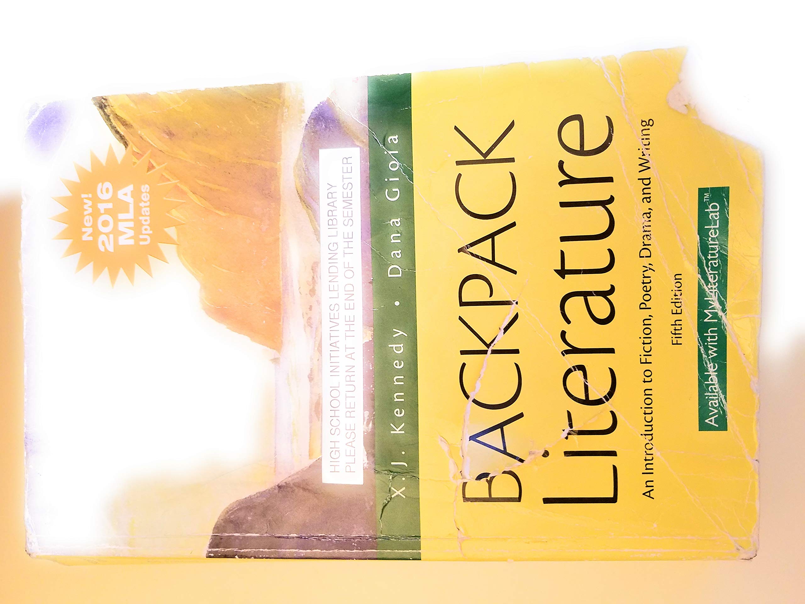 Backpack Literature: An Introduction to Fiction, Poetry, Drama, and Writing (5th Edition),New