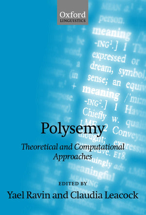 Polysemy: Theoretical and Computational Approaches,Used