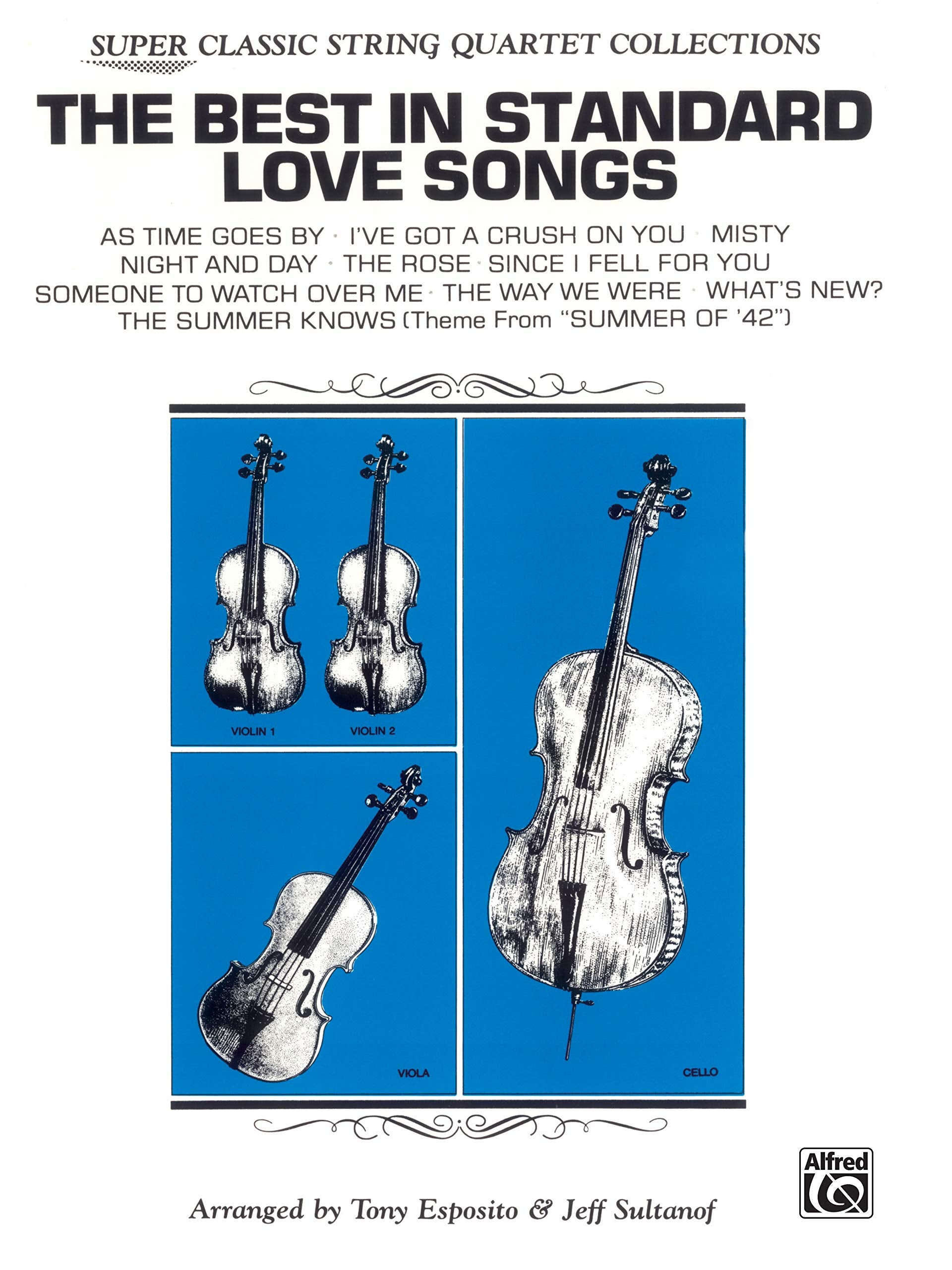 The Best in Standard Love Songs: Full Score & Parts (Classic String Quartets),Used