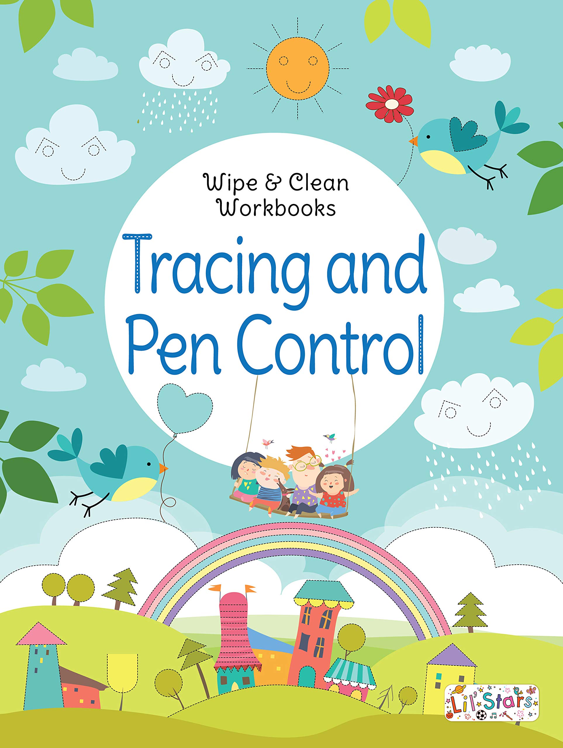 Tracing And Pen Control - Wipe & Clean Workbook With Free Pen