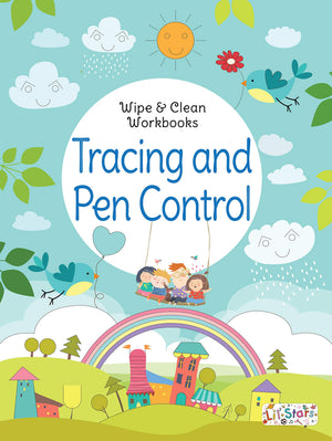Tracing And Pen Control - Wipe & Clean Workbook With Free Pen
