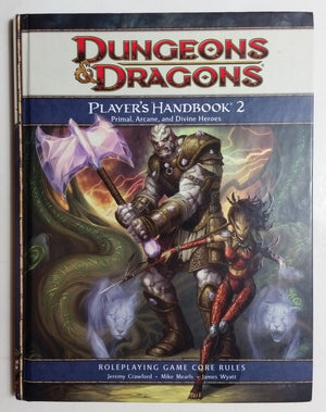 Dungeons & Dragons: Player's Handbook 2 Roleplaying Game Core Rules,Used