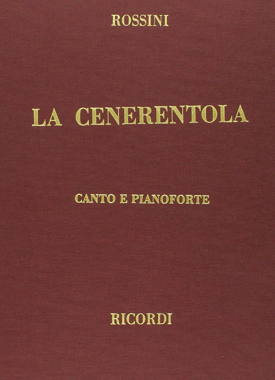 La Cenerentola: Vocal Score,Used