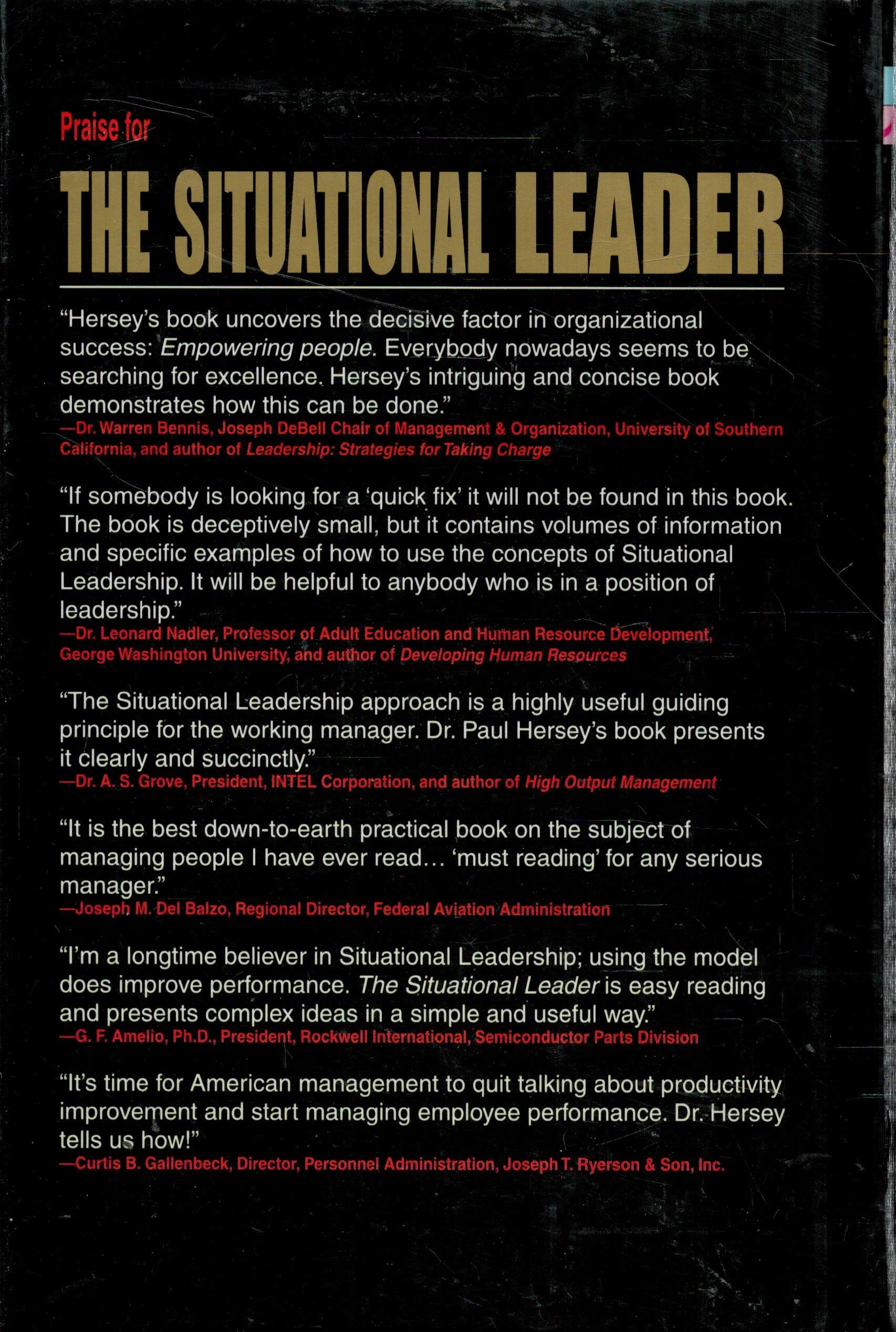 The Situational Leader.,New