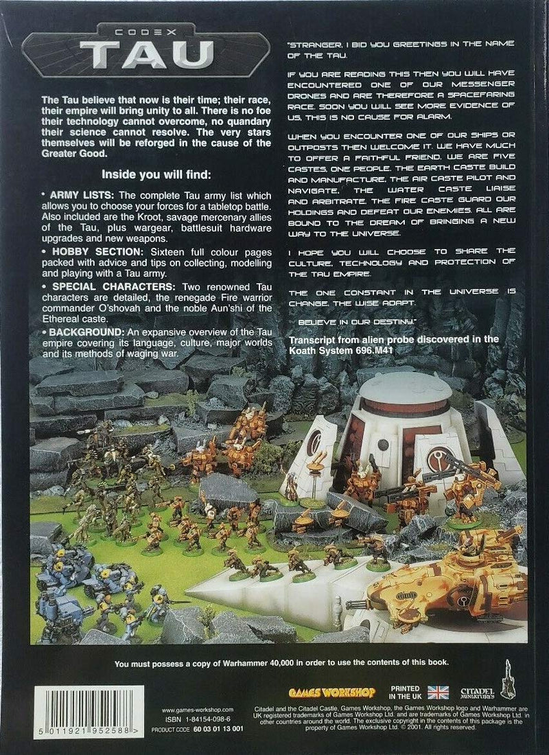 Codex Tau,Used