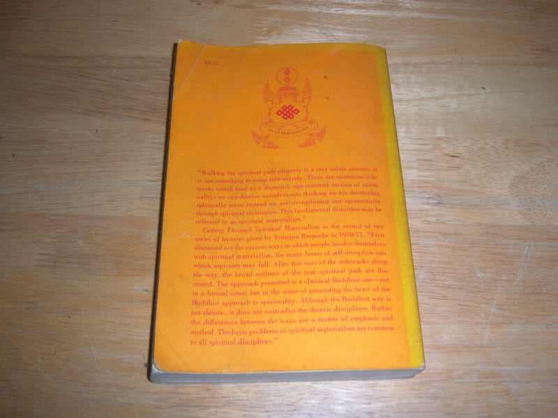 Cutting Through Spiritual Materialism,Used