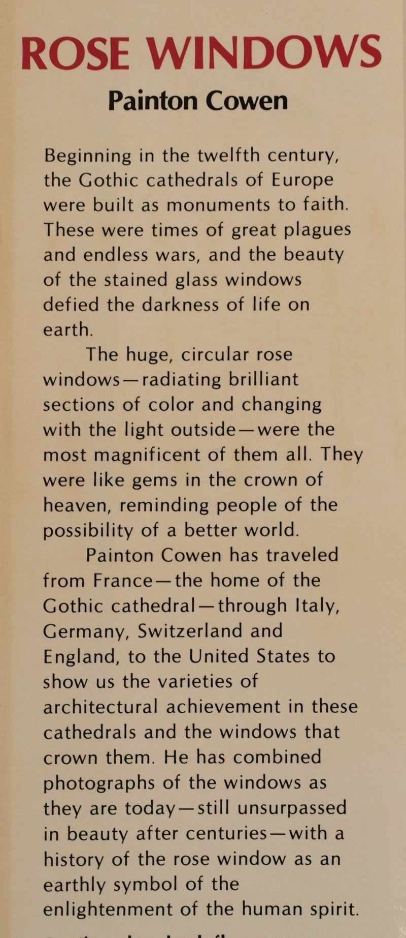 Rose Windows,Used