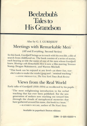 Beelzebub's Tales to His Grandson (All and Everything),Used