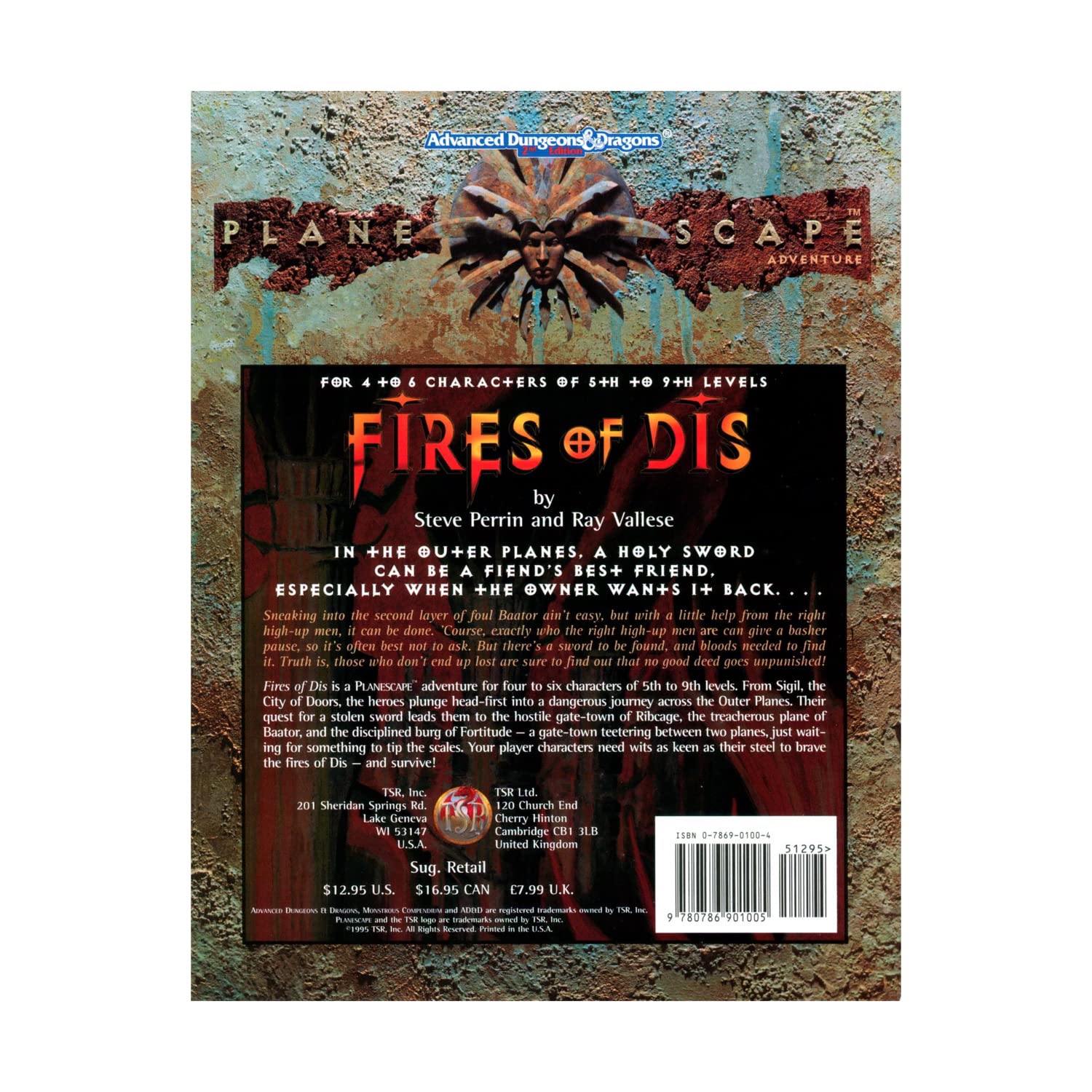 Fires of Dis (AD&D/Planescape),Used