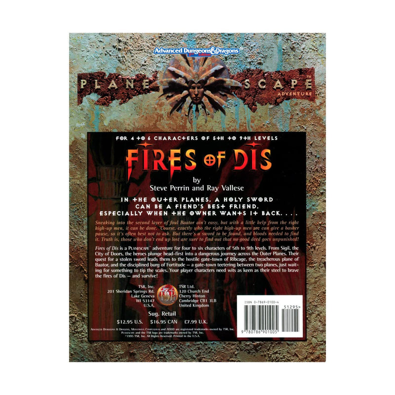 Fires of Dis (AD&D/Planescape),Used