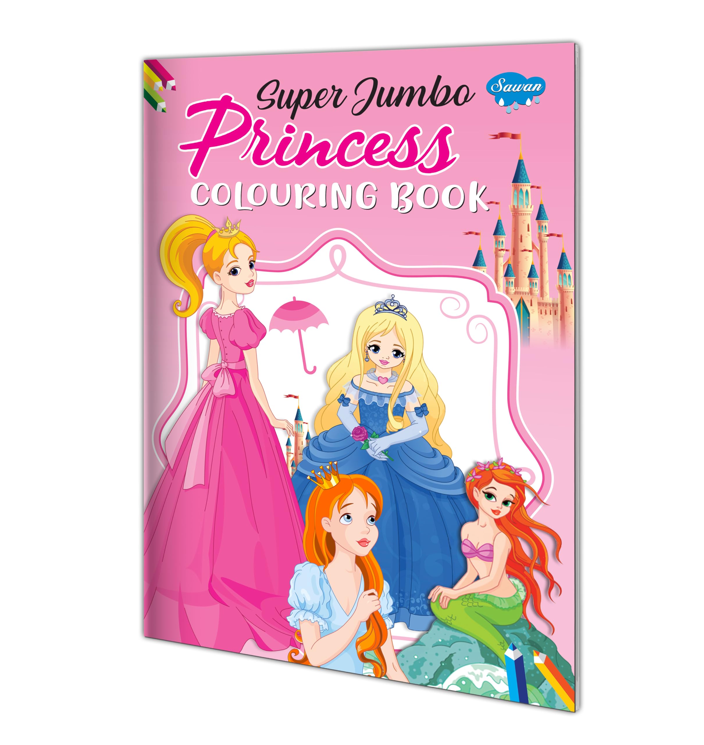 Super Jumbo Princess Colouring Book