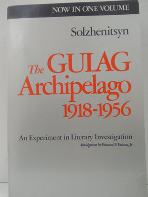 The Gulag Archipelago: 19181956 (7 Parts) (English And Russian Edition),Used