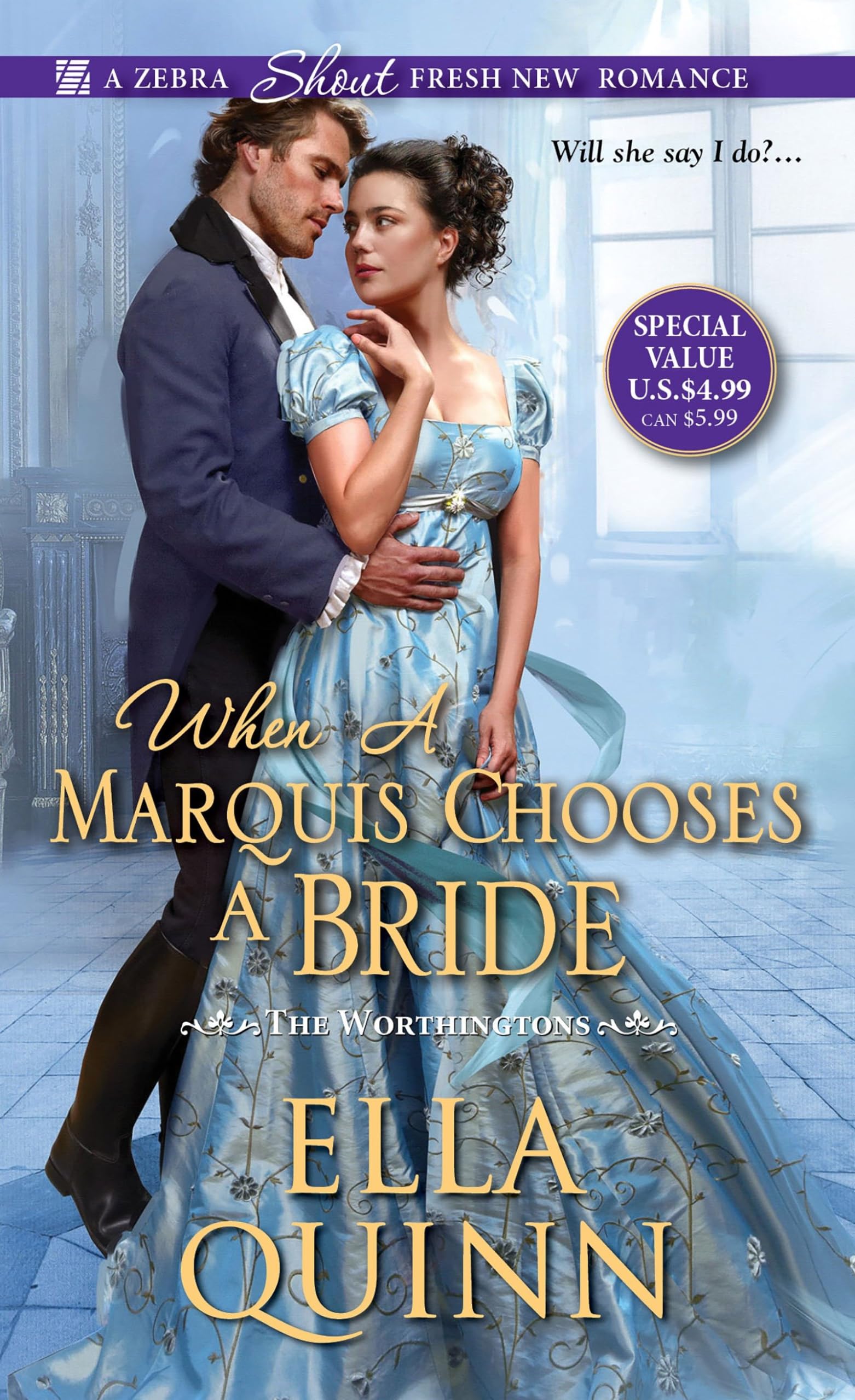 When a Marquis Chooses a Bride (The Worthingtons),Used