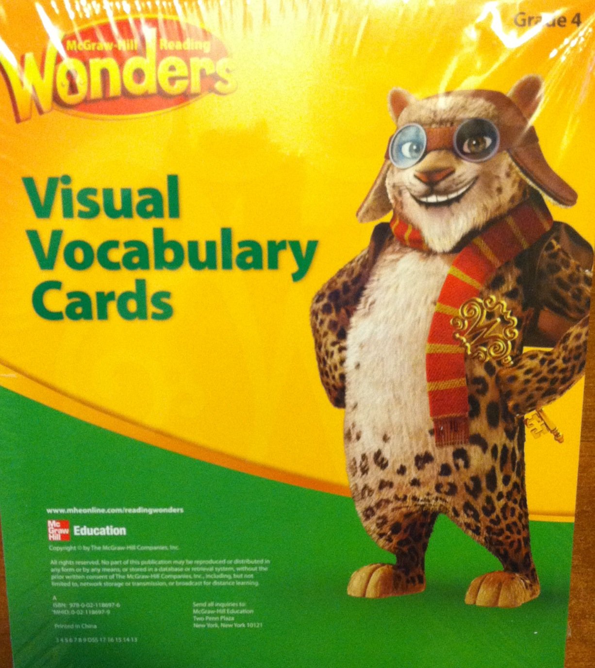 Reading Wonders, Grade 4, Visual Vocabulary Cards (ELEMENTARY CORE READING),Used