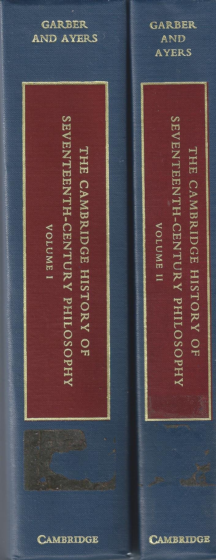 The Cambridge History of SeventeenthCentury Philosophy 2 Volume Hardback Set,Used