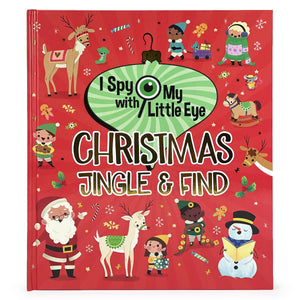 I Spy With My Little Eye Christmas Jingle & Find  Kids Search, Find, And Seek Activity Book, Ages 3, 4, 5, 6+