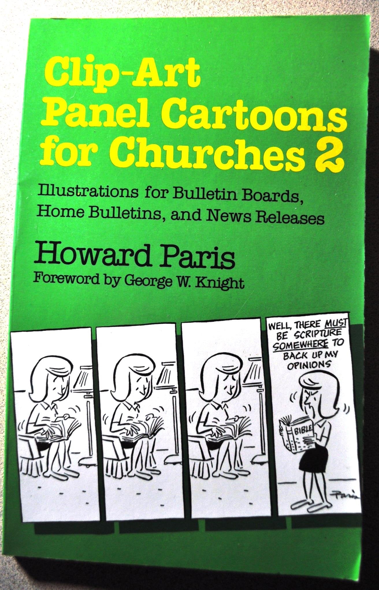 ClipArt Panel Cartoons for Churches, No 2,Used