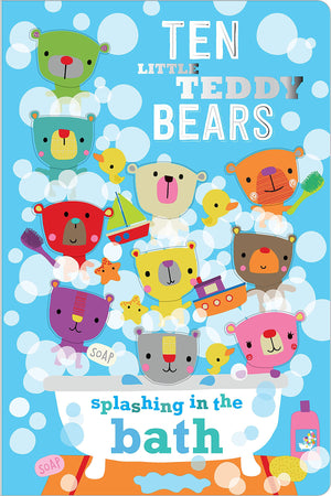 Ten Little Teddy Bears Splashing in the Bath,Used