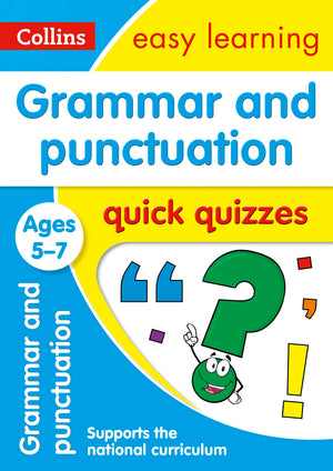 Grammar & Punctuation Quick Quizzes: Ages 57 (Collins Easy Learning KS1),Used