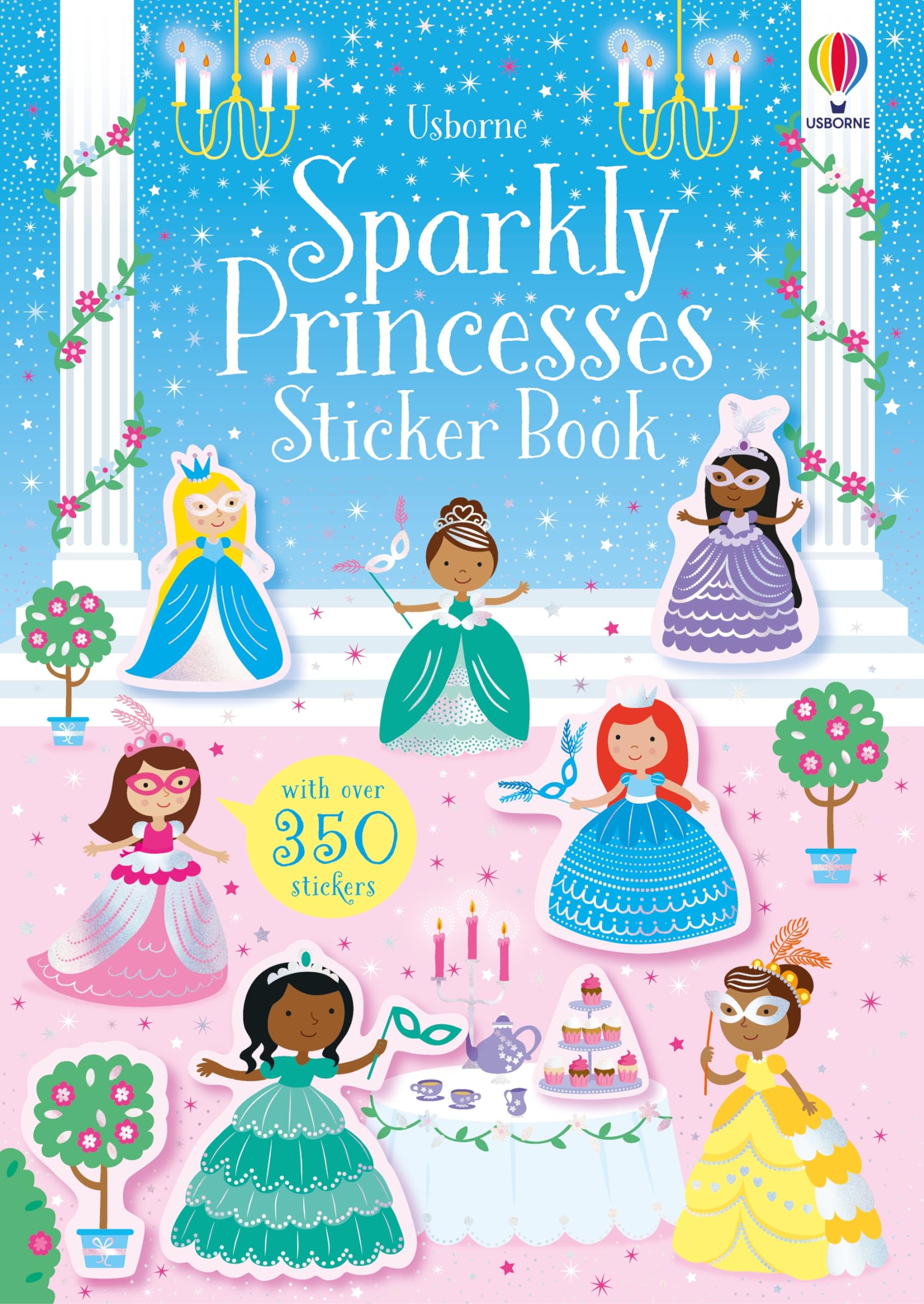Sparkly Princesses Sticker Book (Sparkly Sticker Books),Used