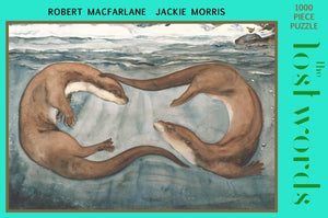 The Lost Words 1000 Piece Jigsaw Puzzle: Otters