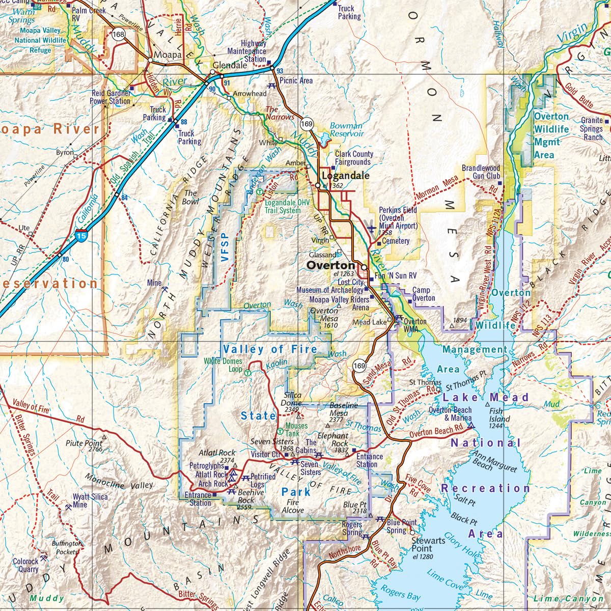 Nevada Road and Recreation Atlas  8th Edition, 2021 (Benchmark),Used