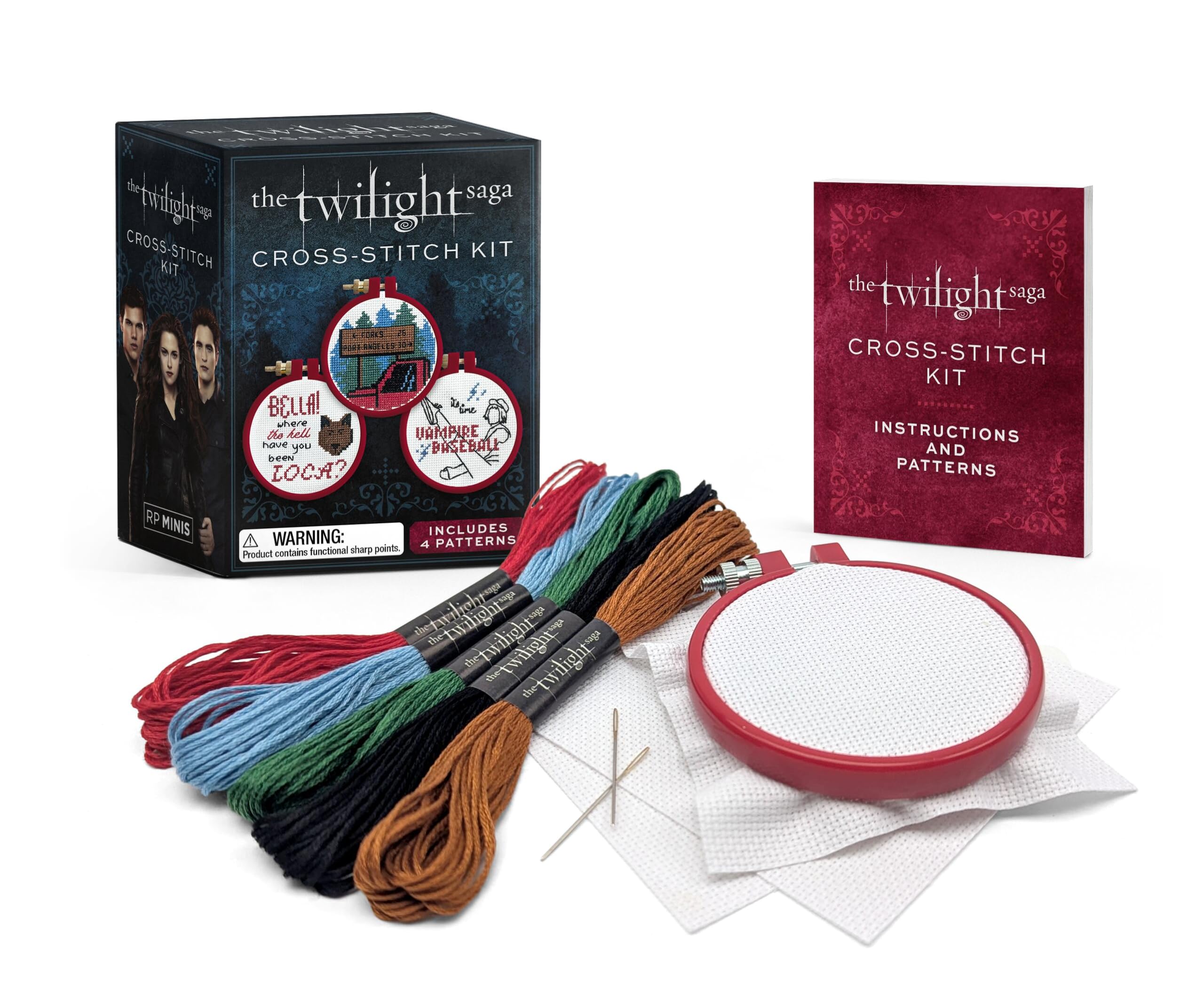 The Twilight Saga CrossStitch Kit: Includes 4 Patterns (Rp Minis)