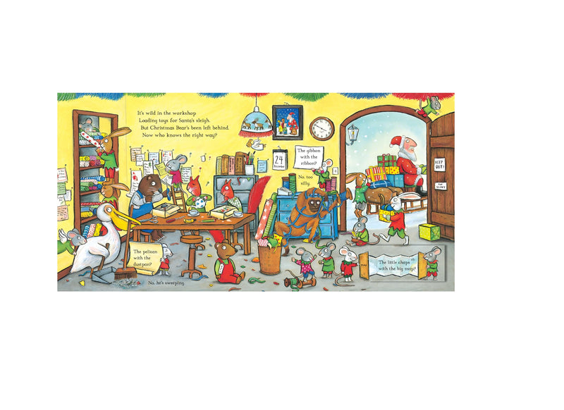 The Christmas Bear: A Christmas Popup Book,Used