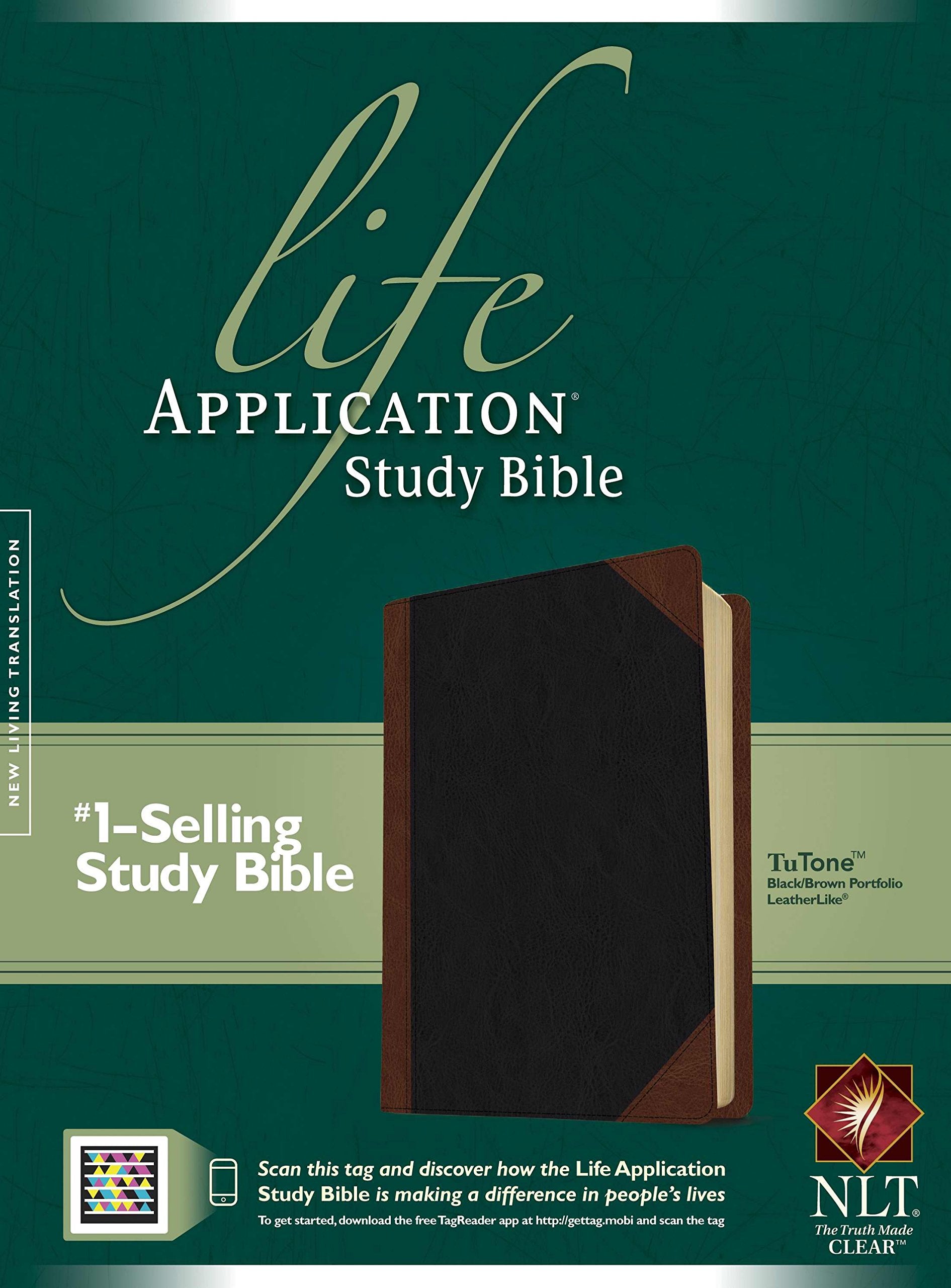 Life Application Study Bible NLT, TuTone,Used