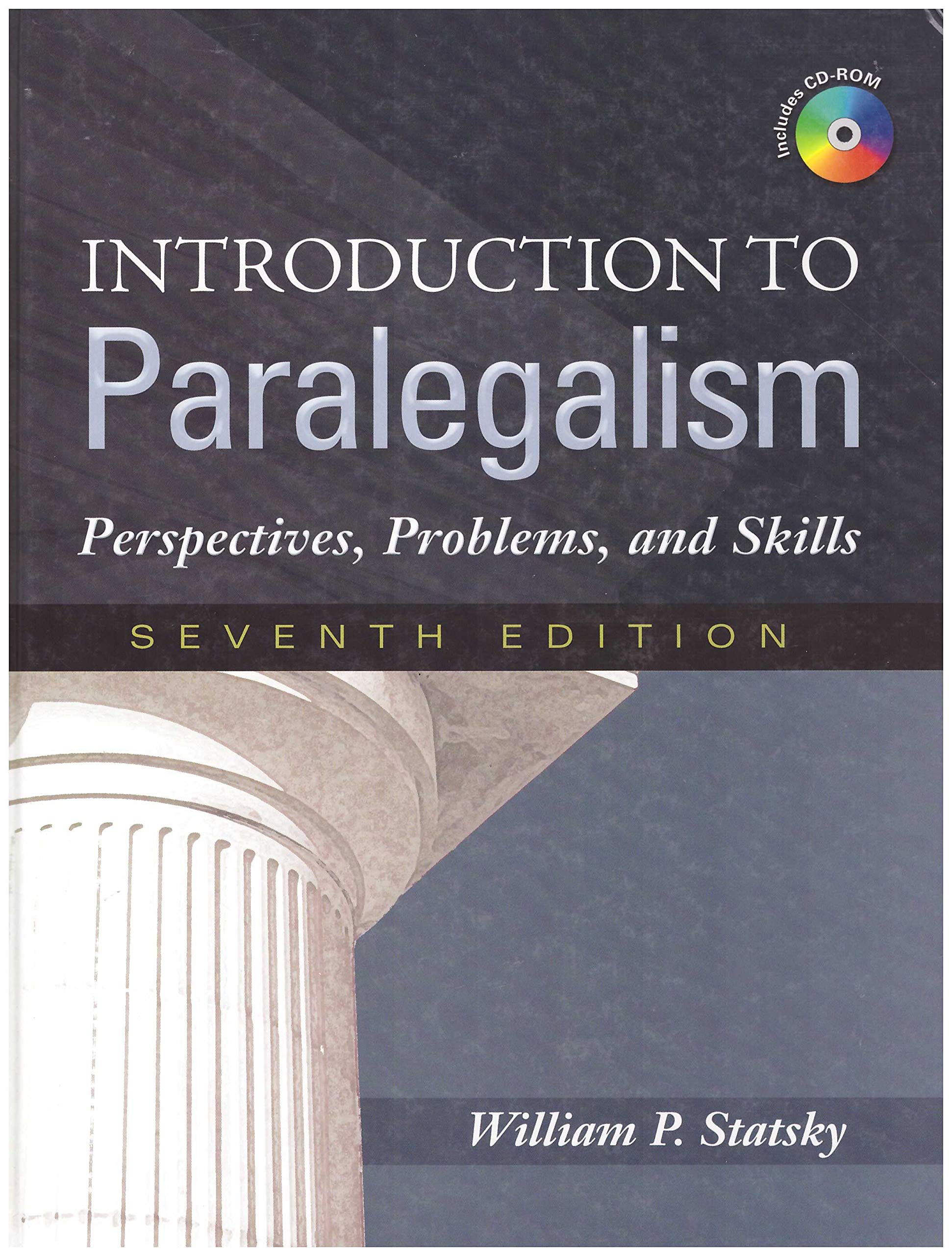 Introduction to Paralegalism: Perspectives, Problems and Skills,Used