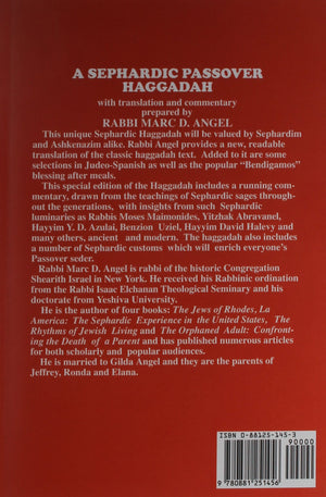 A Sephardic Passover Haggadah: With Translation And Commentary (English, Ladino And Hebrew Edition),Used