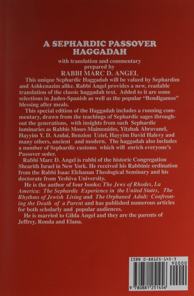 A Sephardic Passover Haggadah: With Translation And Commentary (English, Ladino And Hebrew Edition),Used