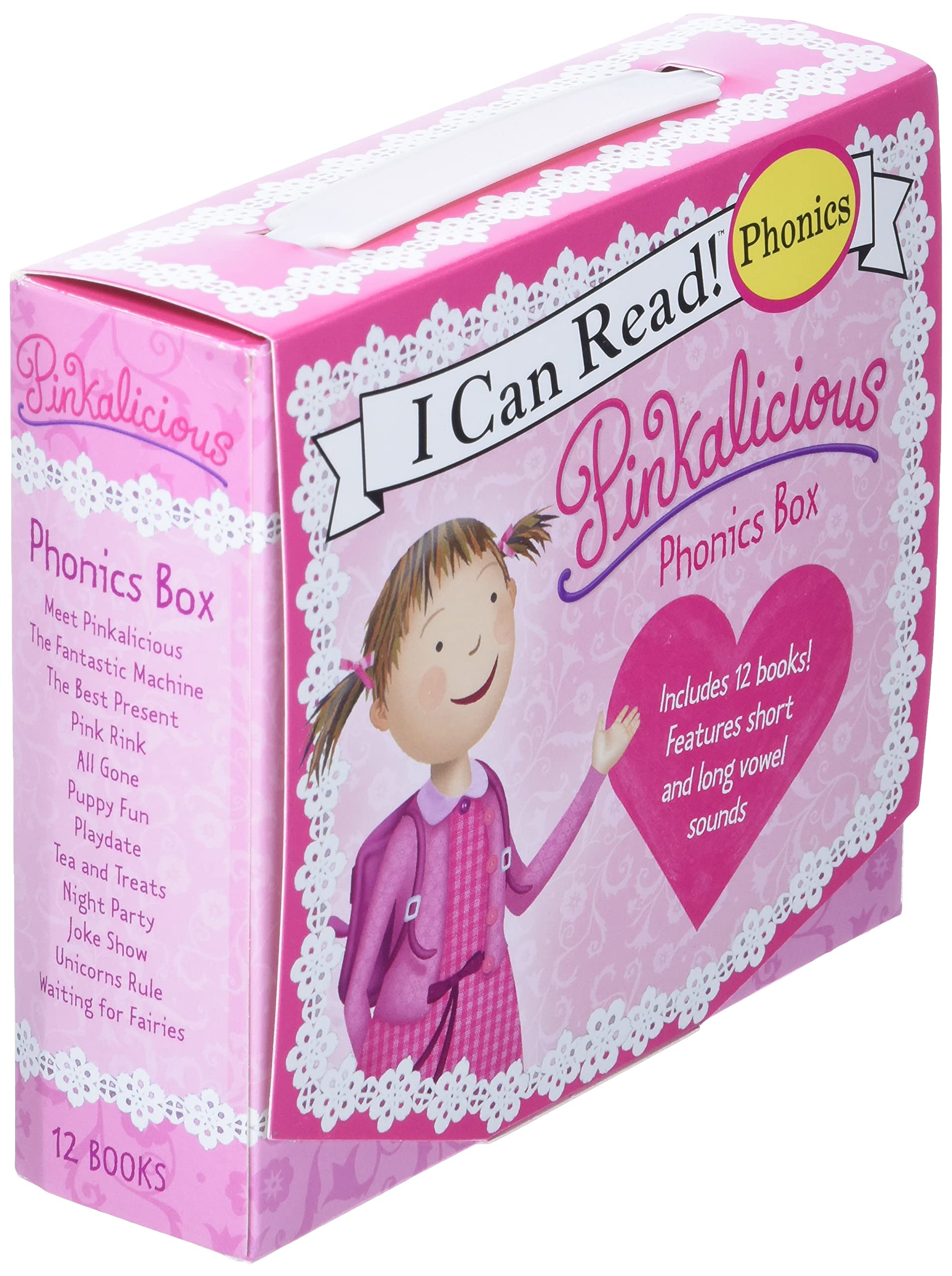 Pinkalicious 12Book Phonics Fun!: Includes 12 Minibooks Featuring Short And Long Vowel Sounds (My First I Can Read)-used