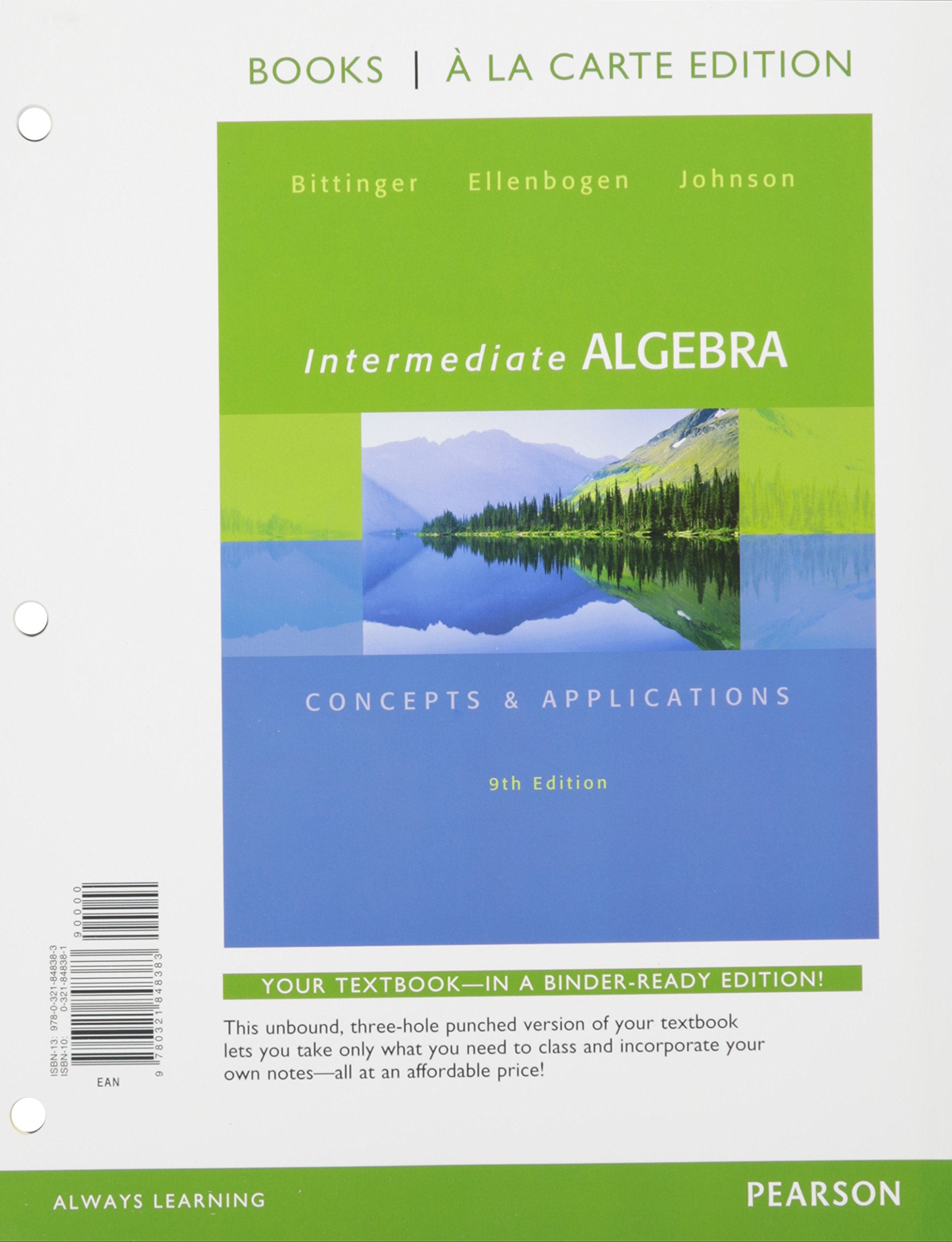 Intermediate Algebra: Concepts & Application, Books a la Carte Edition,Used