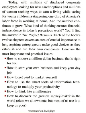 PERFECT BUSINESS: How to Make a Million from Home with No Payroll, No Employee Headaches, No Debts and No Sleepless Nights,Used