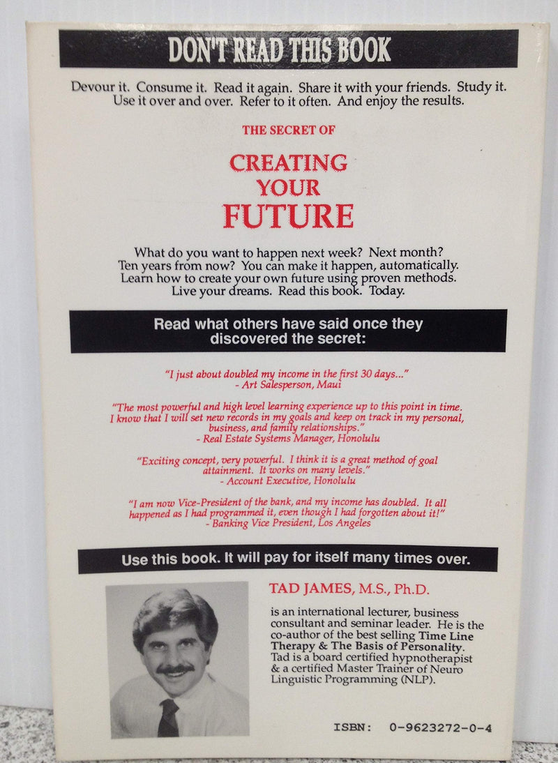 The Secret Of Creating Your Future,Used