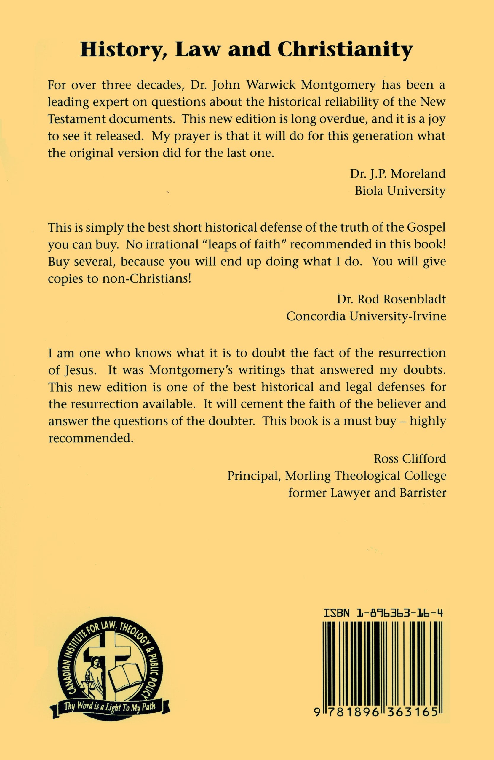 History, Law and Christianity,Used