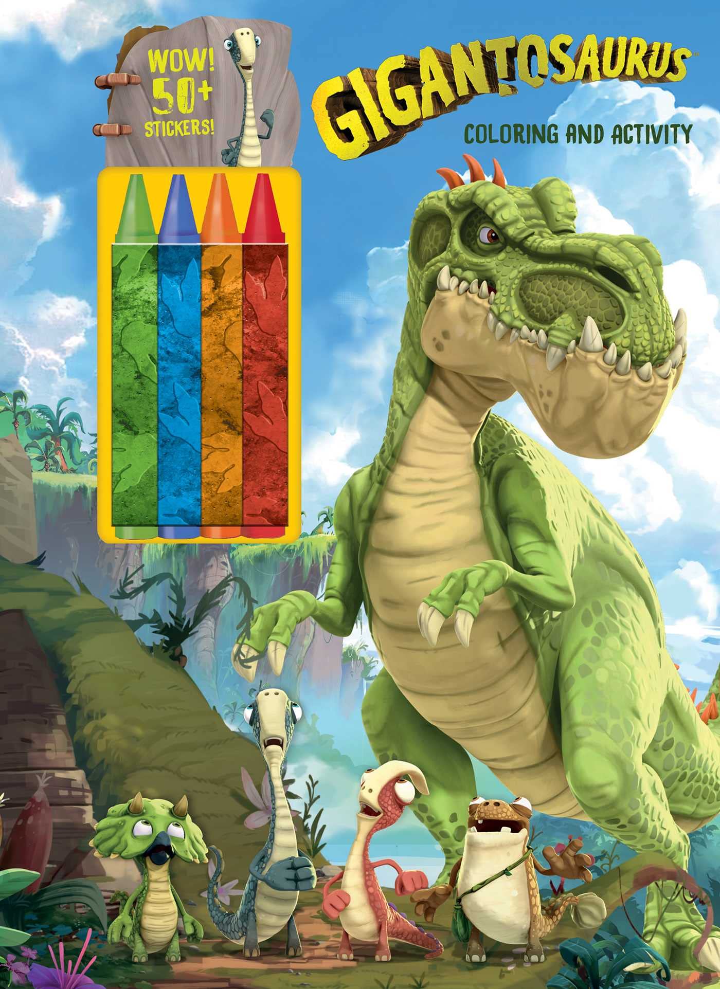 Gigantosaurus: Coloring and Activity Book with Crayons (Color & Activity with Crayons)-New Condition