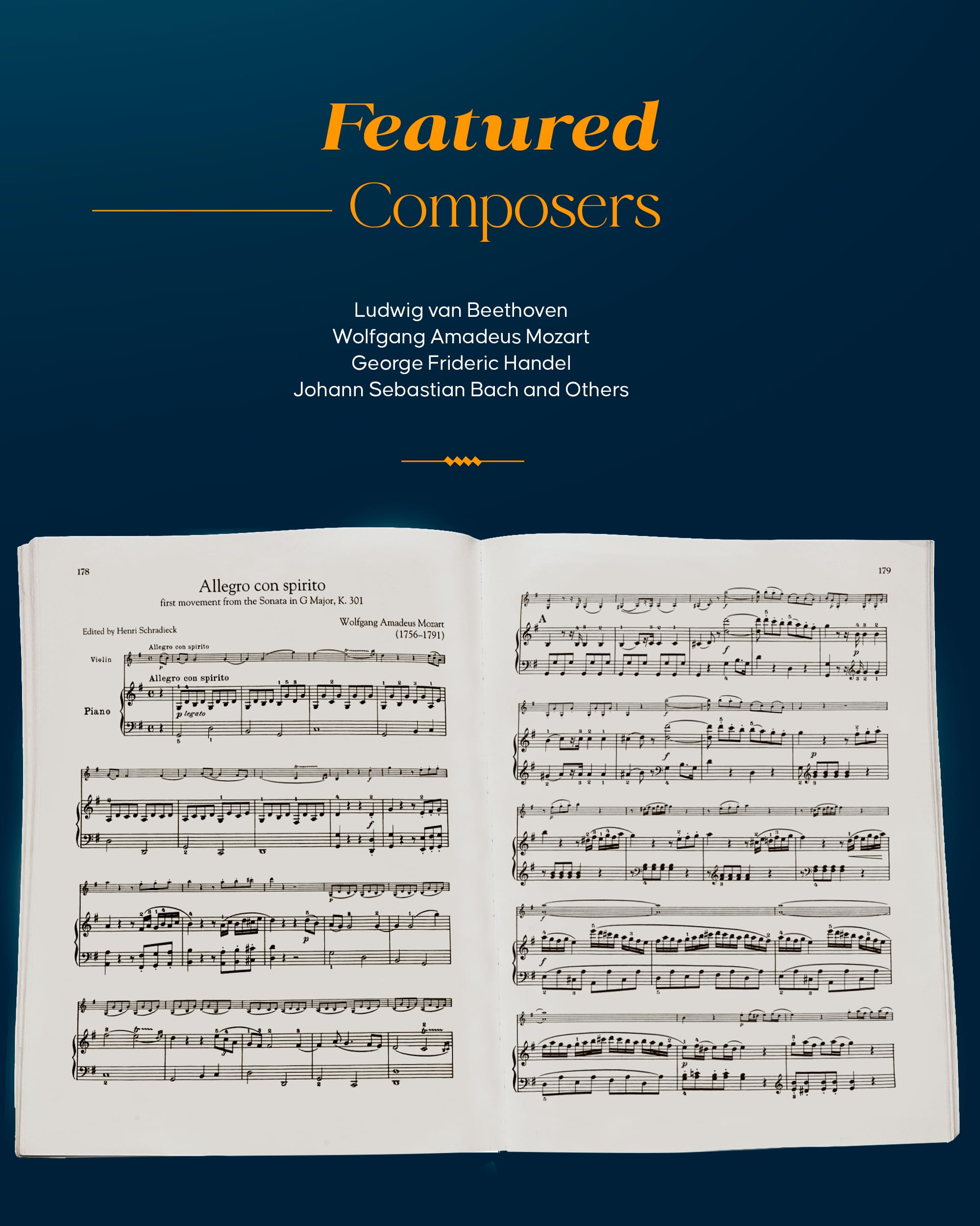 Giant Book of Violin Classics  Violin Sheet Music Collection with Piano Accompaniment (Schirmer's Library of Musical Classics, ,New