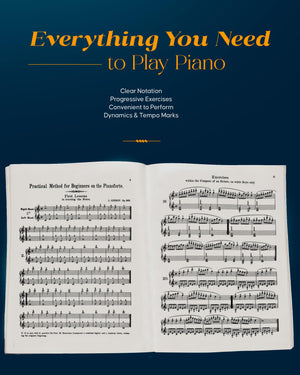 Practical Method for Beginners, Op. 599: Schirmer Library of Classics Volume 146  Piano Technique and Exercise Book  EasytoR,Used