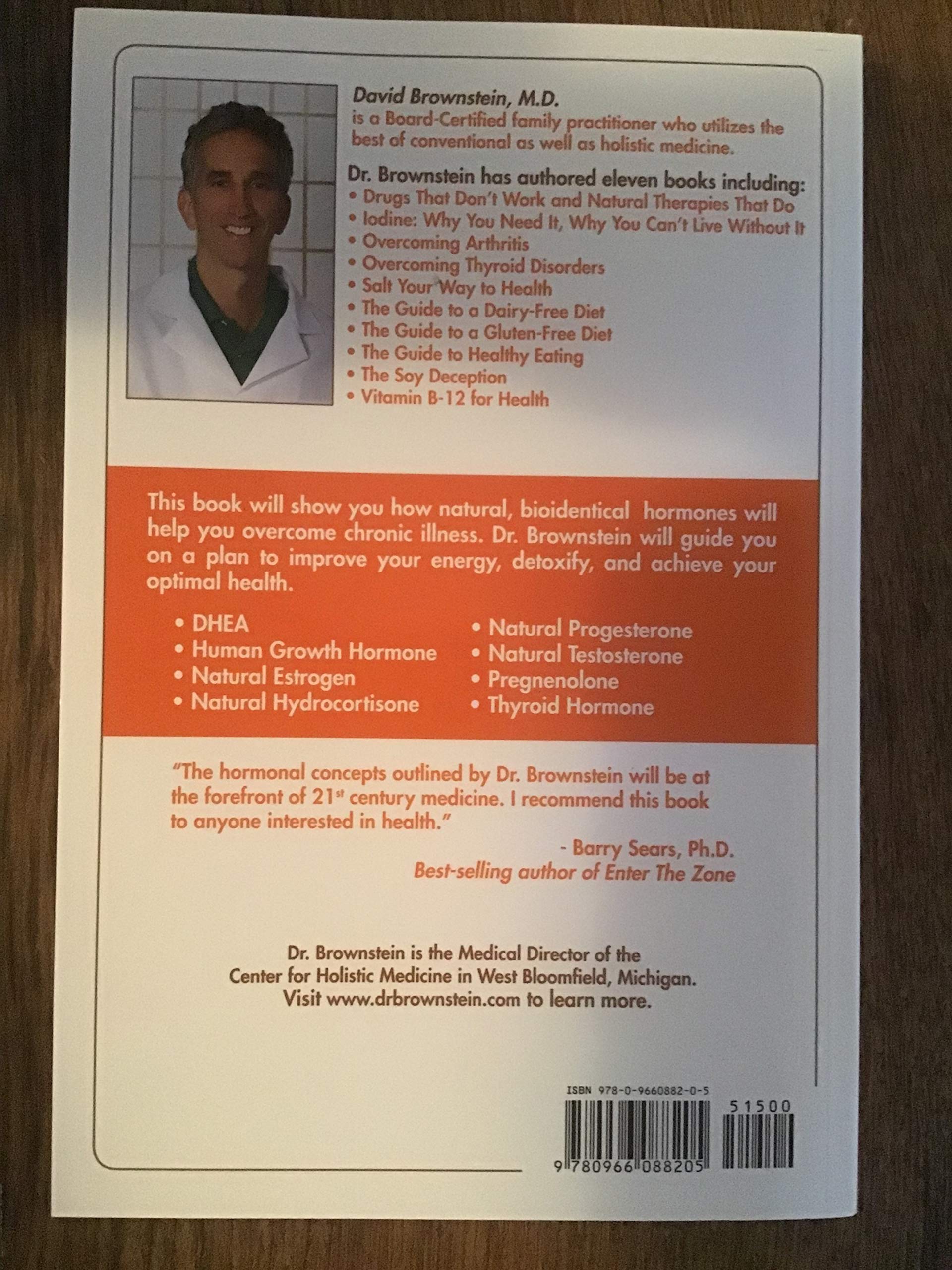 The Miracle of Natural Hormones: With over 40 Actual Case Studies,Used