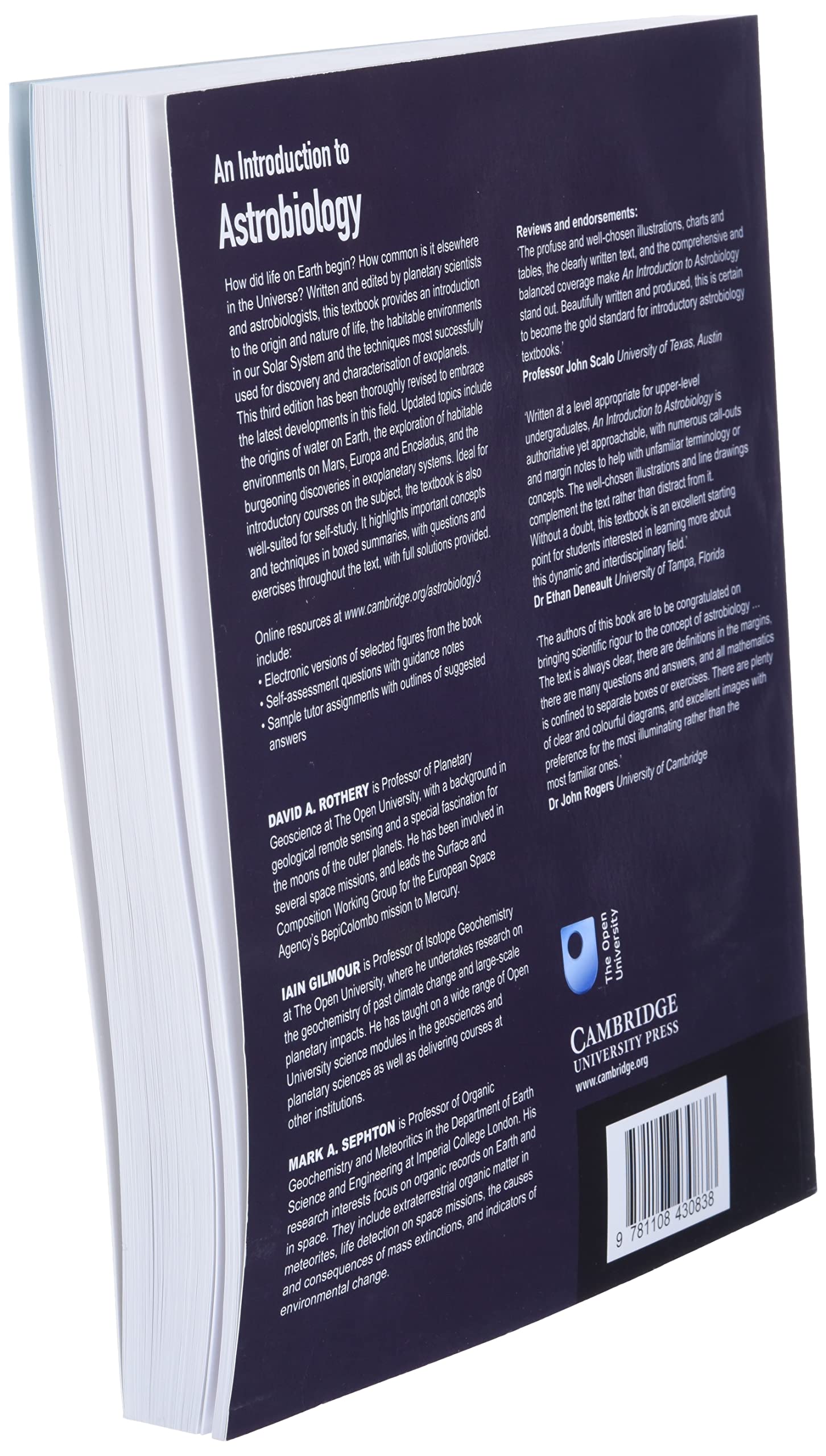 An Introduction To Astrobiology,New