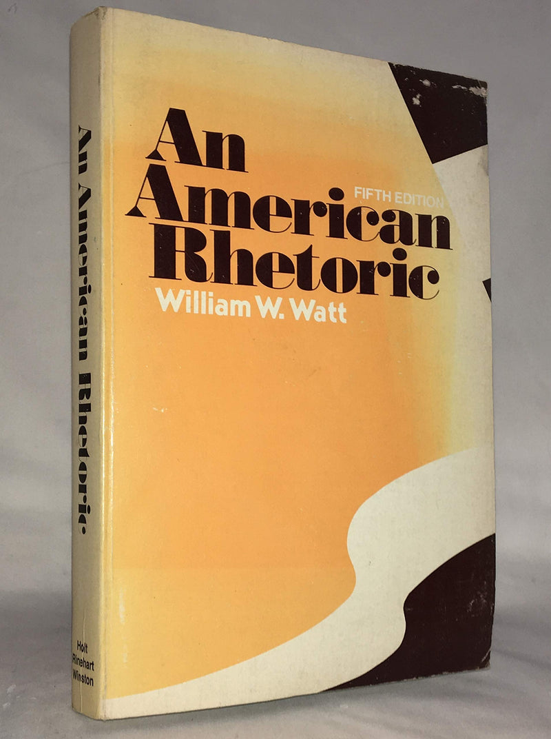 An American Rhetoric,New