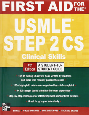 First Aid For The Usmle Step 2 Cs, Fourth Edition (First Aid Usmle),New