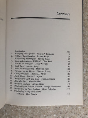 All About Wildfowling in America,Used
