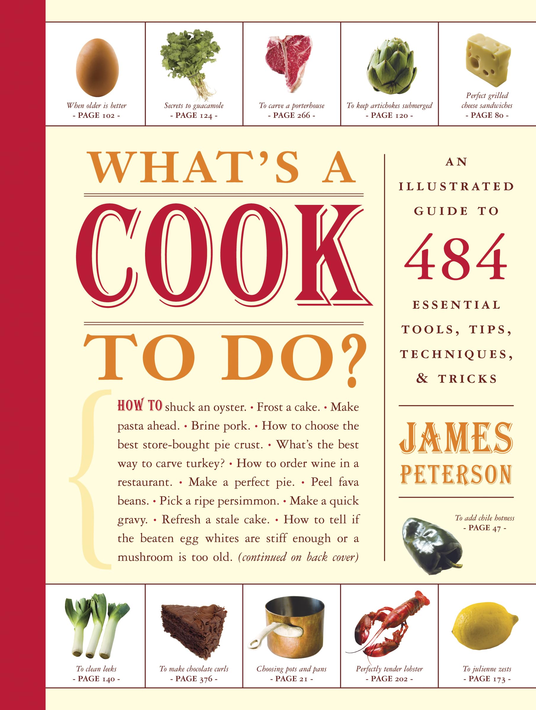 What'S A Cook To Do?: An Illustrated Guide To 484 Essential Tips, Techniques, And Tricks