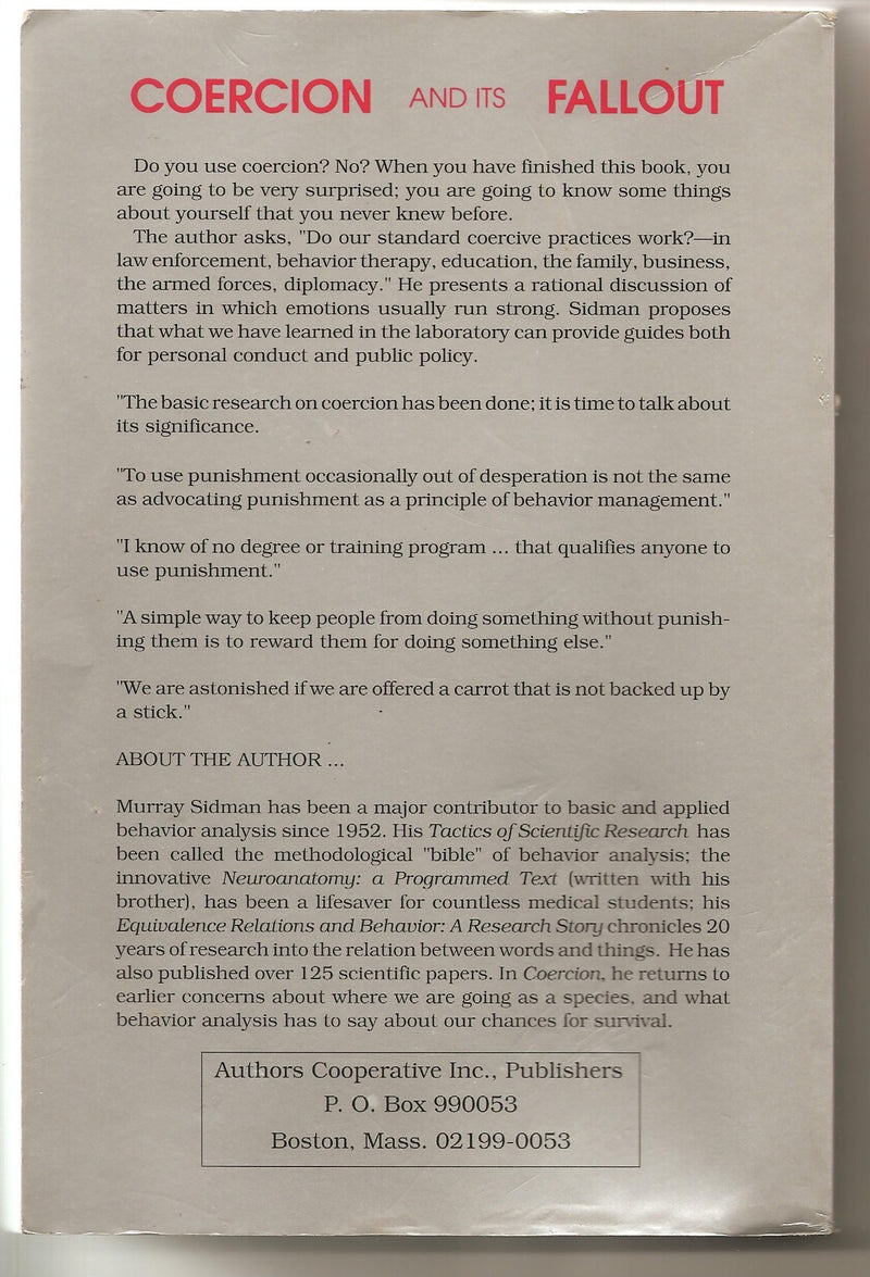Coercion and Its Fallout (Revised Edition),New