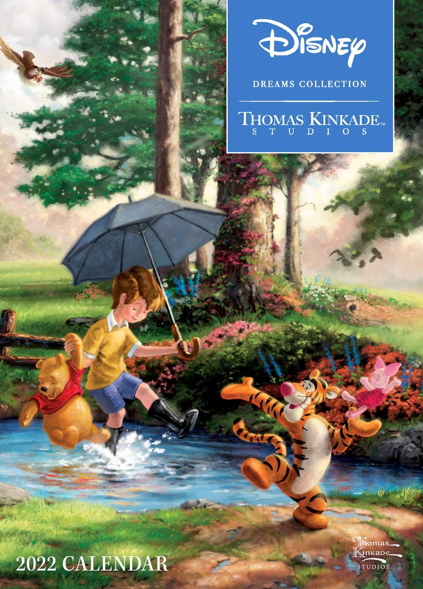 Disney Dreams Collection by Thomas Kinkade Studios: 2022 Monthly/Weekly Engageme,New