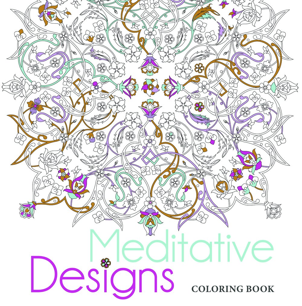Meditative Designs Coloring Book,Used