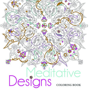 Meditative Designs Coloring Book,Used